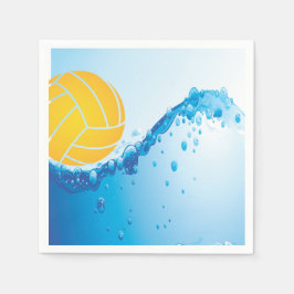 Water Polo Ball Paper Napkins Serviette
