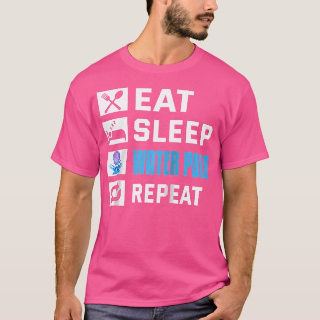 Water Polo Funny Eat Sleep Water Polo Player Bas (Vorderseite)