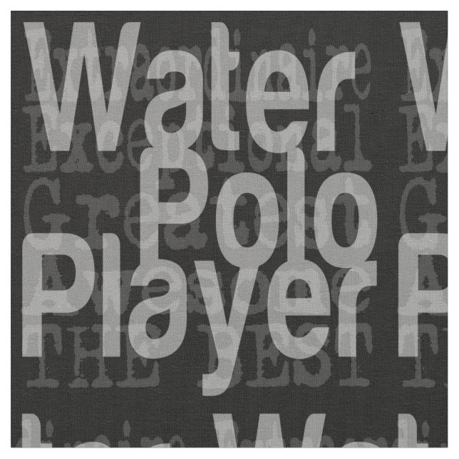 Water Polo Player Extraordinator Stoff (Nahaufnahme)