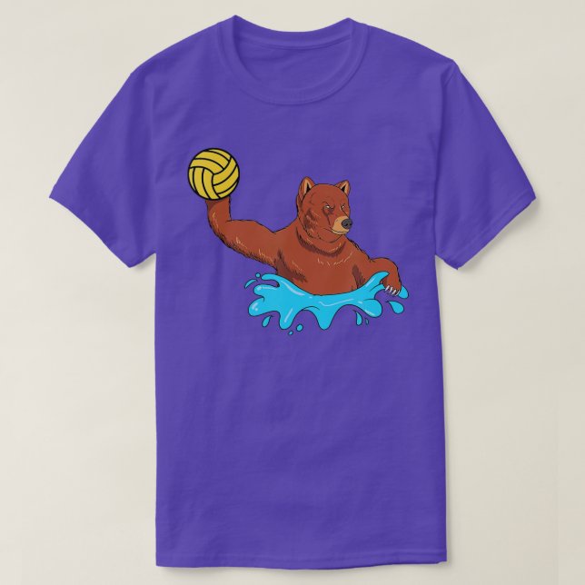 Water Polo Player Grizzly Bear Gift I H2O Polo Bea (Design vorne)