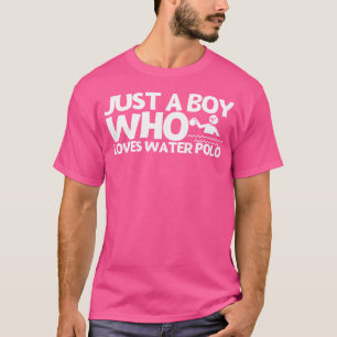 Water Polo Player nur ein Junge, der Wasserpolo Li