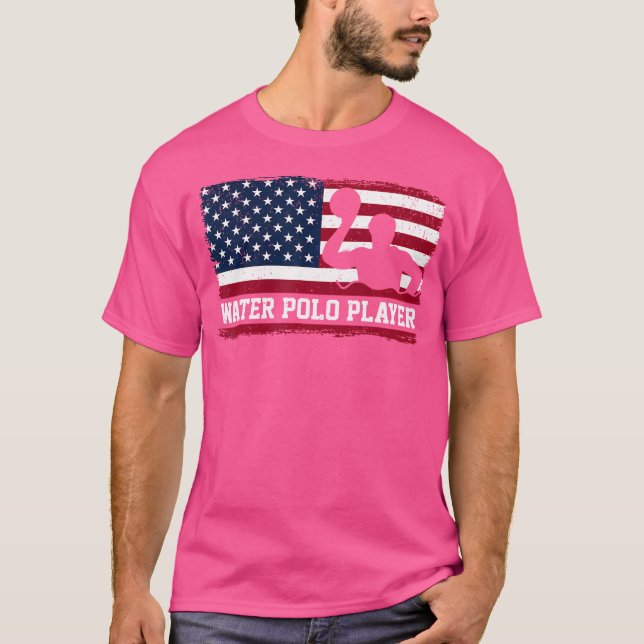 Water Polo Player Us Flag Water Polo Player (Vorderseite)