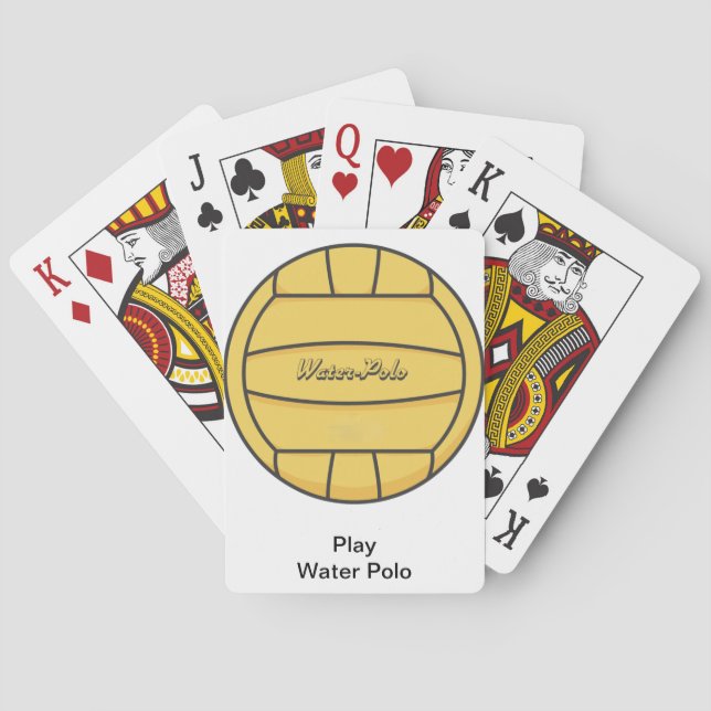Water Polo Playing Cards Spielkarten (Rückseite)