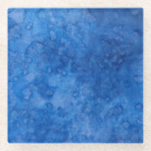 Water Sapphire Glasuntersetzer