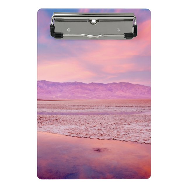 Water See, Badwater, Death Valley Mini Klemmbrett (Vorderseite)