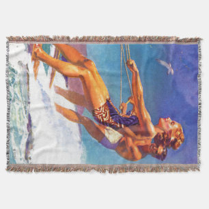 Water Skier von McClelland Barclay Decke