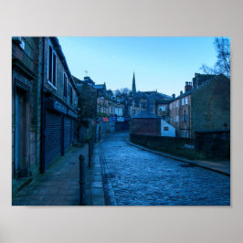Water Street Todmorden - Pflasterstein-Zauber in d Poster