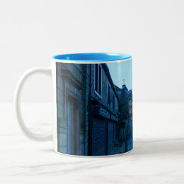 Water Street Todmorden - Pflasterstein-Zauber in d Zweifarbige Tasse