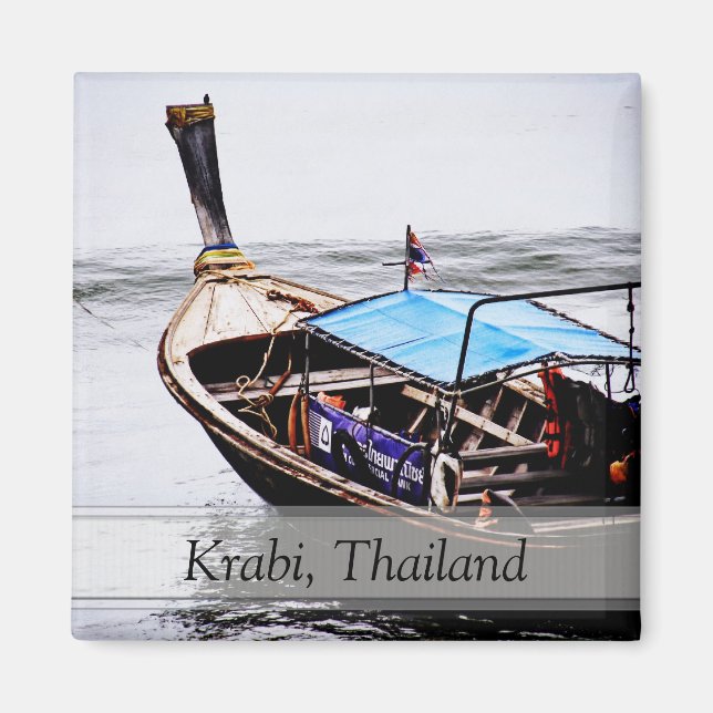 Water Taxis: Krabi, Thailand Magnet (Vorne)