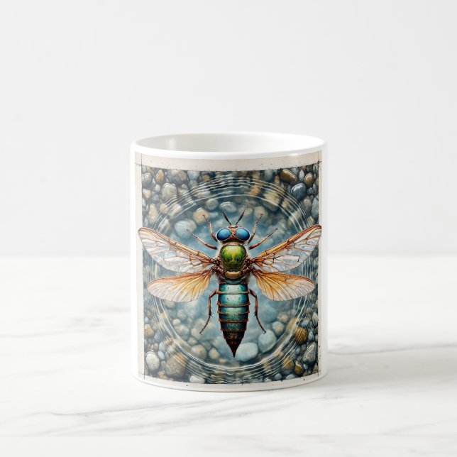 Water Treader 020924IREF250 - Watercolor Kaffeetasse (Mittel)