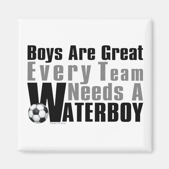 Waterboy Soccer Magnet (Vorne)