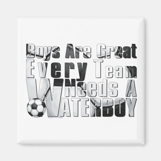 Waterboy Soccer Magnet (Vorne)