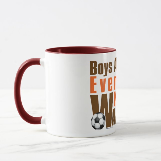 Waterboy Soccer Tasse (Links)