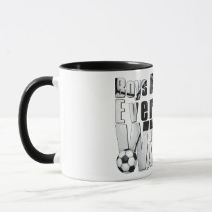 Waterboy Soccer Tasse