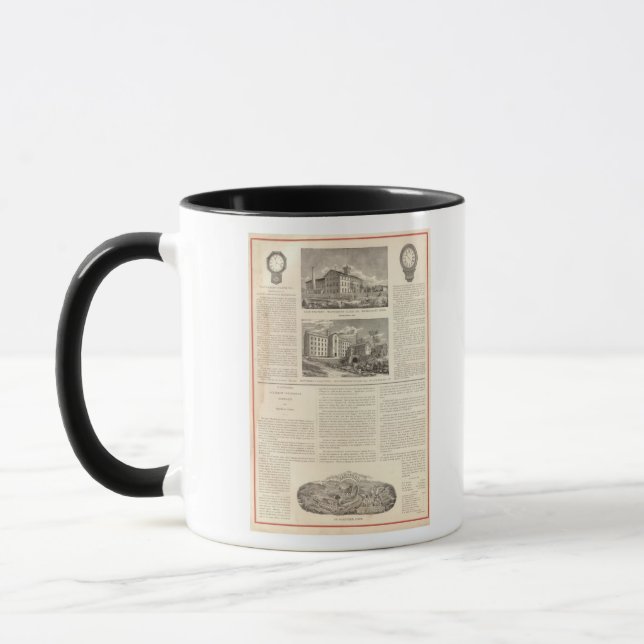 Waterbury Clock Company Tasse (Links)