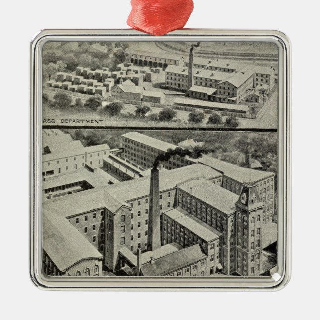 Waterbury Uhr Co Ornament Aus Metall (Vorne)