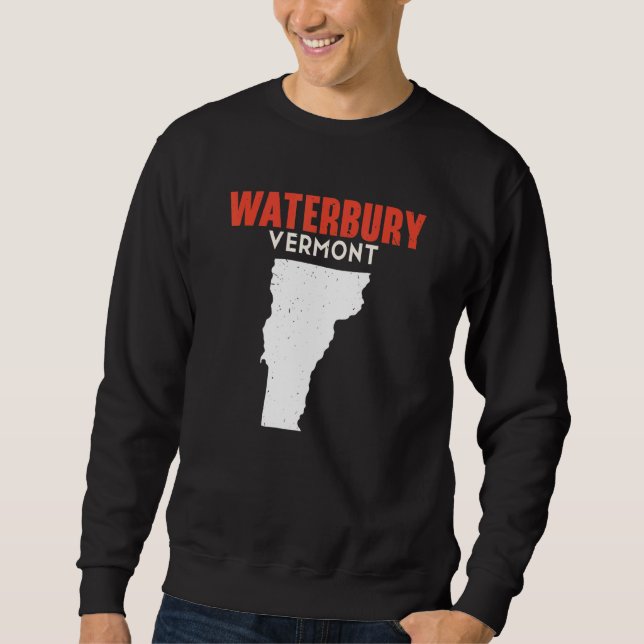 Waterbury Vermont USA State America Travel Vermont Sweatshirt (Vorderseite)