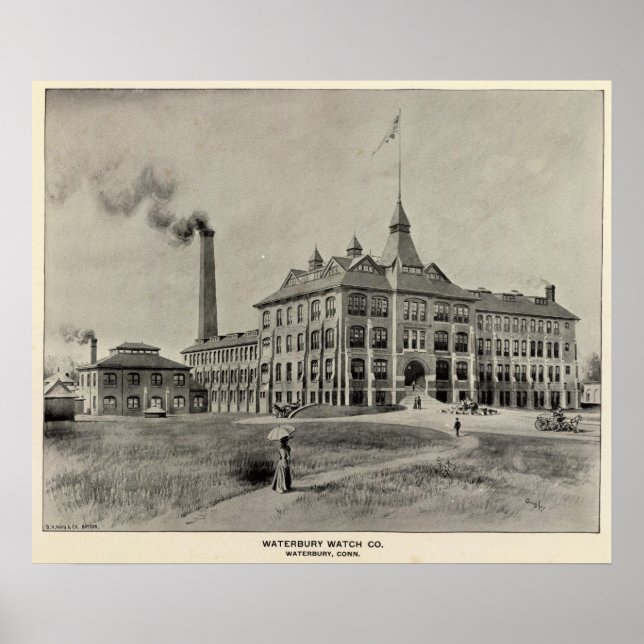 Waterbury Watch Co Poster (Vorne)