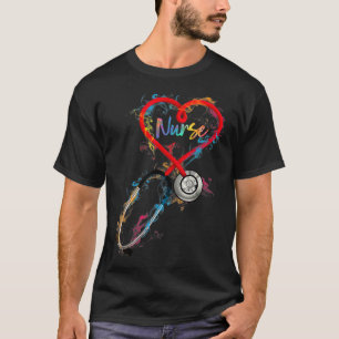 Watercol Nurse Life Nursing Nurse Week 2025 T-Shirt