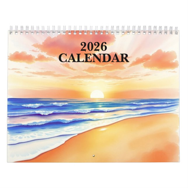Watercolor 2025 Wall Calendar  Kalender (Titelbild)