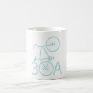 Watercolor 30A mit der Fahrrad-Tasse Tasse