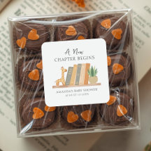 Watercolor A New Chapter Begins Baby Shower