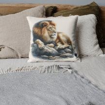 Watercolor African Lion