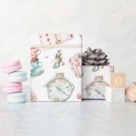 Watercolor Alice Pattern  Geschenkpapier