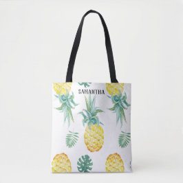 Watercolor-Ananas-Druck-Taschen-Tasche