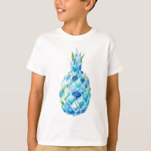 Watercolor-Ananas-Entwurfs-Shirt