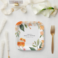 Watercolor Aperol Spritz Brautparty