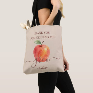 Watercolor Apple Teacher - Danke, Geschenk