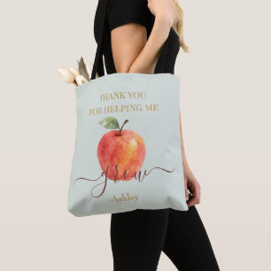 Watercolor Apple Teacher - Danke, Geschenk