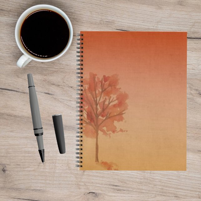 Watercolor Autumn Day Journal Notizbuch (Von Creator hochgeladen)