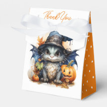 Watercolor Baby Dragon Halloween Party