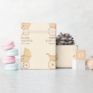 Watercolor Baby Showpapier Geschenkpapier