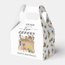 Watercolor Bauern Blume Markt Geburtstagspartei