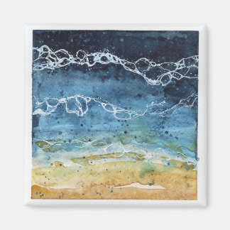 Watercolor Beach Magnet