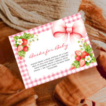Watercolor-Beeren-Süße-Baby-Shower-Buch-Anfrage