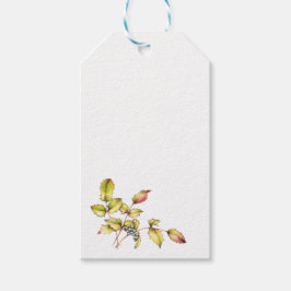 Watercolor-Berberis-Geschenkanhänger Geschenkanhänger