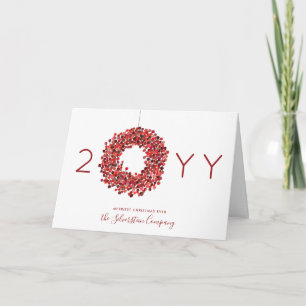 Watercolor Berries Weihnachtsfeiertag Corporate In Einladung