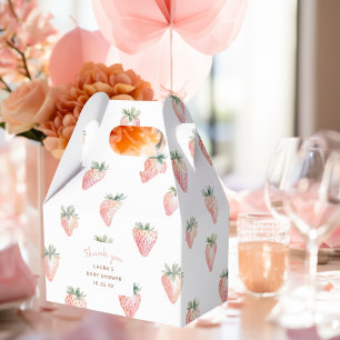 Watercolor Berry Sweet Baby Dusche Vielen Dank Geschenkschachtel