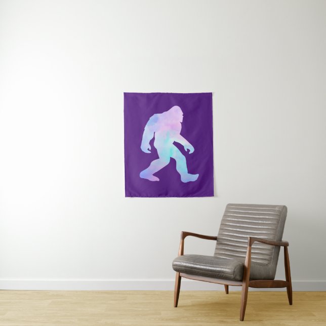 Watercolor Bigfoot       Wandteppich (Beispiel)
