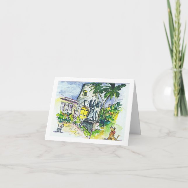 Watercolor Blank Notecard der Sunshine Foundation Karte (Vorderseite)