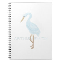 Watercolor Blue Crane
