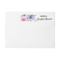 Watercolor-Blumen-Bündel-Brautparty-Skript