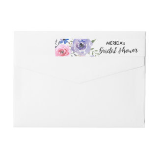 Watercolor-Blumen-Bündel-Brautparty-Skript