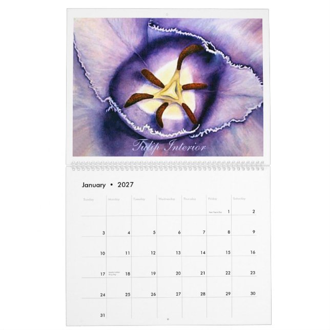 Watercolor-Blumen-Kalender 2011 Kalender (Jan 2027)