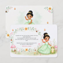 Watercolor-Blumen-Prinzessin-Frosch-Baby-Party