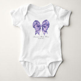 Watercolor-Bogen-Polka-Punkt-Baby-Party Baby Strampler